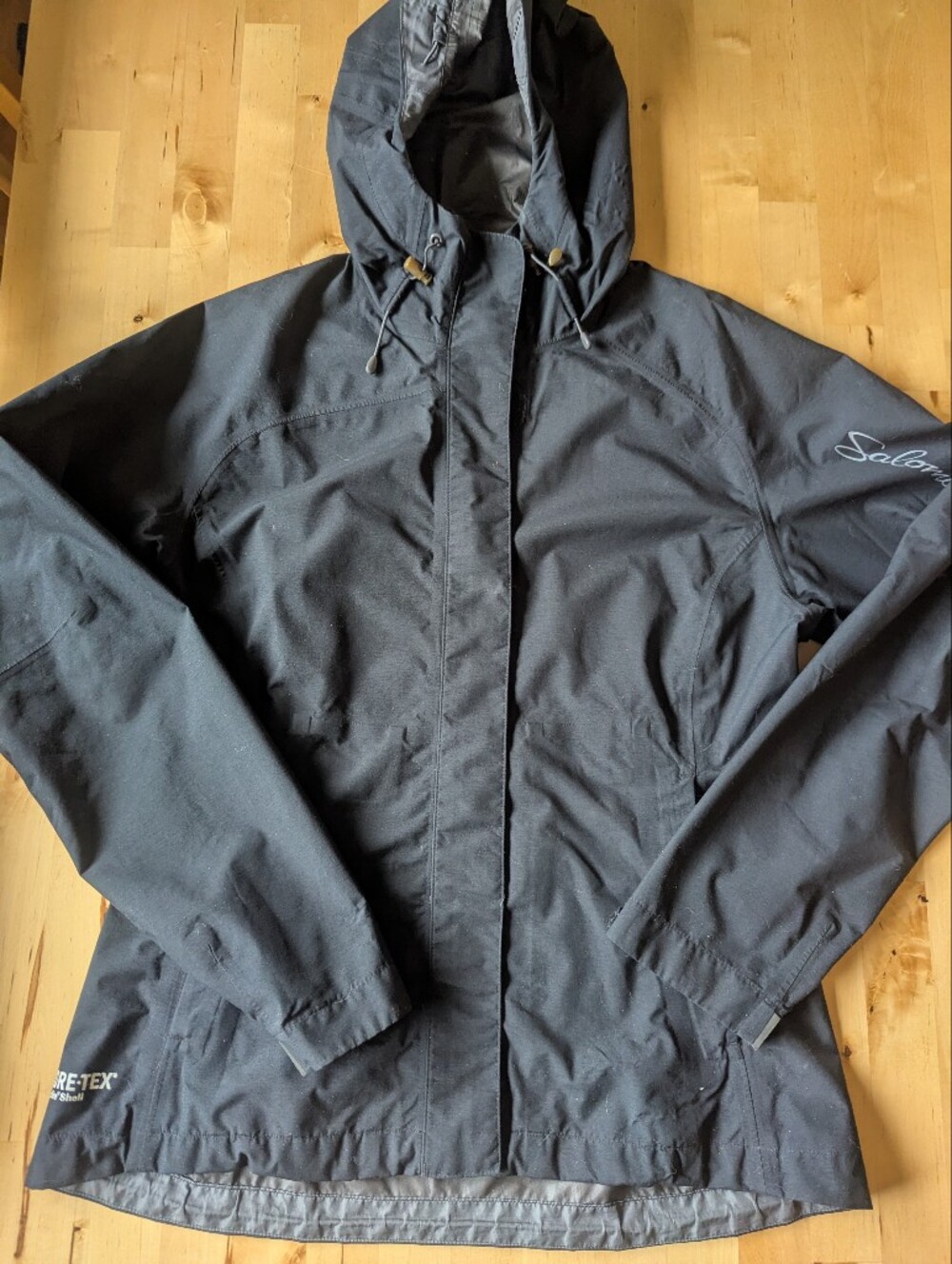 Salomon Women's Black Windbreaker Jacket